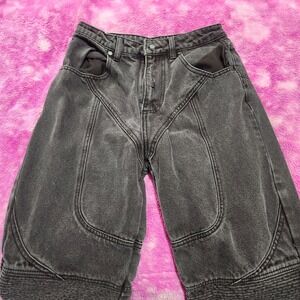 Luxe To Kill Jeans Women's Size 2 High Rise Straight Black Wash Denim‎